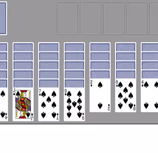 Online Spider Solitaire by Aidan Bell Gameplay Images 3