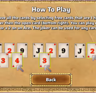 Egyptian Tripeaks Solitaire Gameplay Images 2