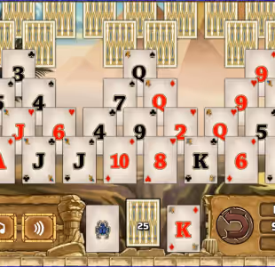 Egyptian Tripeaks Solitaire Gameplay Images 3