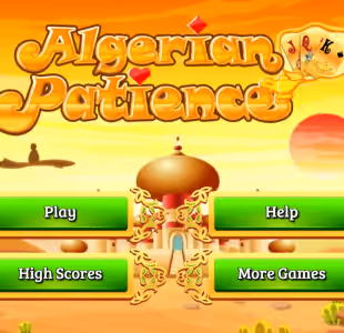 Algerian Solitaire Card Game Gameplay Images 1