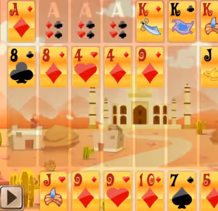 Algerian Solitaire Card Game Gameplay Images 3
