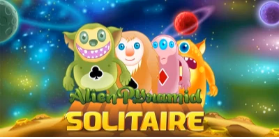 play Alien Card Pyramid Solitaire for free