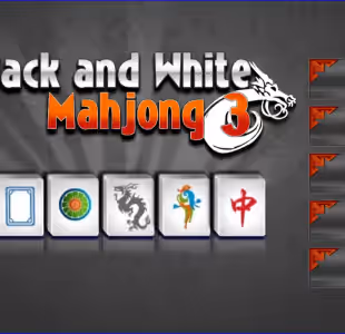Black and White Mahjong 3 Gameplay Images 1