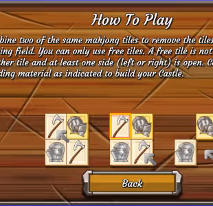 Castle Mahjong Gameplay Images 1