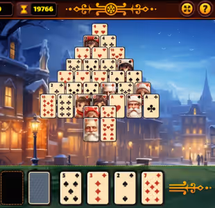 Christmas Pyramid Solitaire Gameplay Images 3