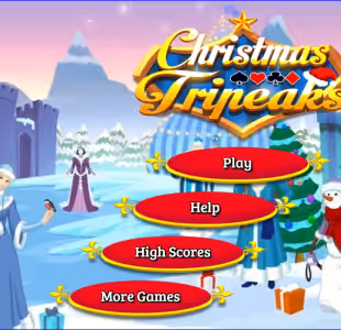 Christmas Tripeaks Gameplay Images 1