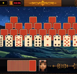 Easter Island Tripeaks Solitaire Gameplay Images 3