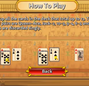 Pyramid Solitaire Card Pairing Gameplay Images 2