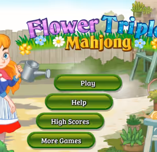 Flower Triple Mahjong Gameplay Images 1