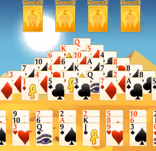 Freecell Giza Pyramid Solitaire Gameplay Images 2