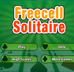 Classic Freecell Solitaire Card Game Gameplay Images 1