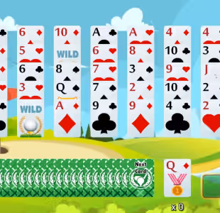 Golf Solitaire Pro Card Game Gameplay Images 2