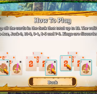 Jungle Pyramid Solitaire Gameplay Images 2