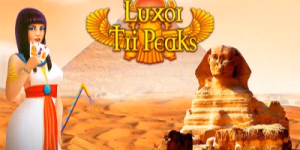 play Luxor Tri Peaks Solitaire for free