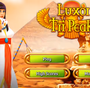 Luxor Tri Peaks Solitaire Gameplay Images 1