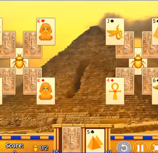 Luxor Tri Peaks Solitaire Gameplay Images 3