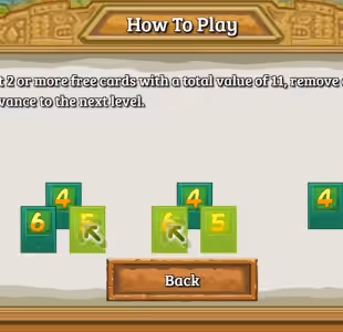 Maya Pyramid Solitaire Gameplay Images 2