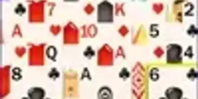 Pyramid Solitaire Card Total 13 gameplay