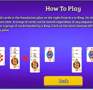 Queenie Solitaire Card Game Gameplay Images 2