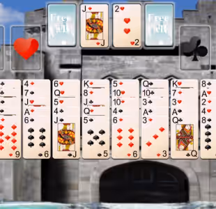Seahaven Tower Card Solitaire Gameplay Images 2