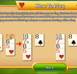 Klondike Solitaire Challenge Gameplay Images 2