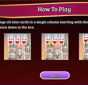 Tower of Hanoi Card Solitaire Puzzle Gameplay Images 2