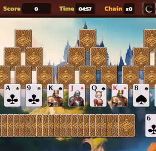 Tripeaks Castle Solitaire Gameplay Images 2
