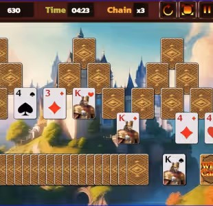 Tripeaks Castle Solitaire Gameplay Images 3
