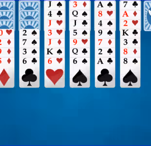 Wasp Solitaire Card Game Gameplay Images 2