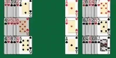BELEAGUERED CASTLE SOLITAIRE gameplay