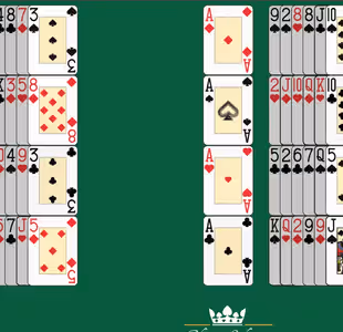 BELEAGUERED CASTLE SOLITAIRE Gameplay Images 3