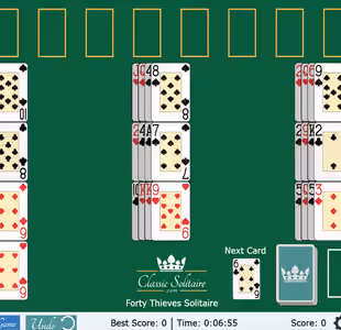 Forty Thieves Solitaire Gameplay Images 2