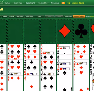 FREECELL SOLITAIRE BY GREEN FELT Gameplay Images 3