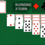 play Klondike Solitaire Three Turn by Green Felt for free