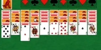 SPIDER SOLITAIRE BY GREEN FELT gameplay