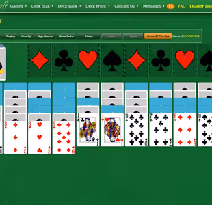SPIDER SOLITAIRE BY GREEN FELT Gameplay Images 2