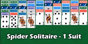 play Spider Solitaire One Suit for free
