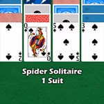 play Spider Solitaire One Suit for free