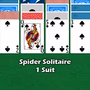 play Spider Solitaire One Suit for free