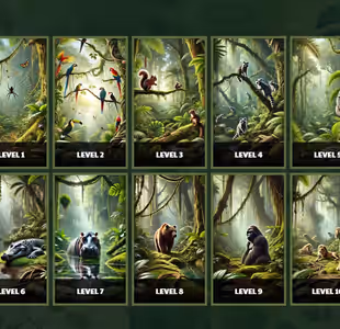 TriPeaks Solitaire Jungle Gameplay Images 2